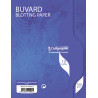 10 BUVARDS 16X21CM COLORIS BLANC